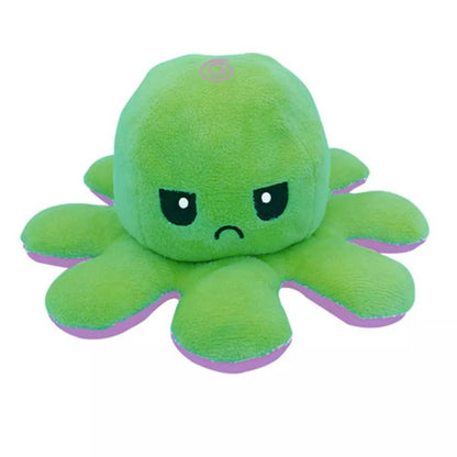 Reversible Octopus Plush Toy – Double - Sided Mood Changing Stuffed Doll - Saadiq.pk