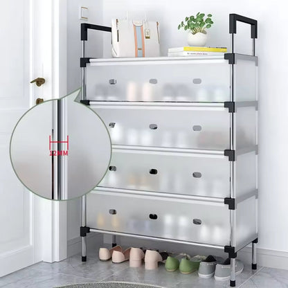 Dustproof Shoe Rack Organizer | 5/6/7 Layer Waterproof Shoe Stand | Space-Saving Storage Shelf for Home