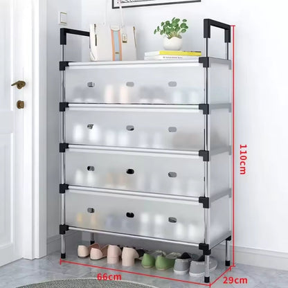 Dustproof Shoe Rack Organizer | 5/6/7 Layer Waterproof Shoe Stand | Space-Saving Storage Shelf for Home