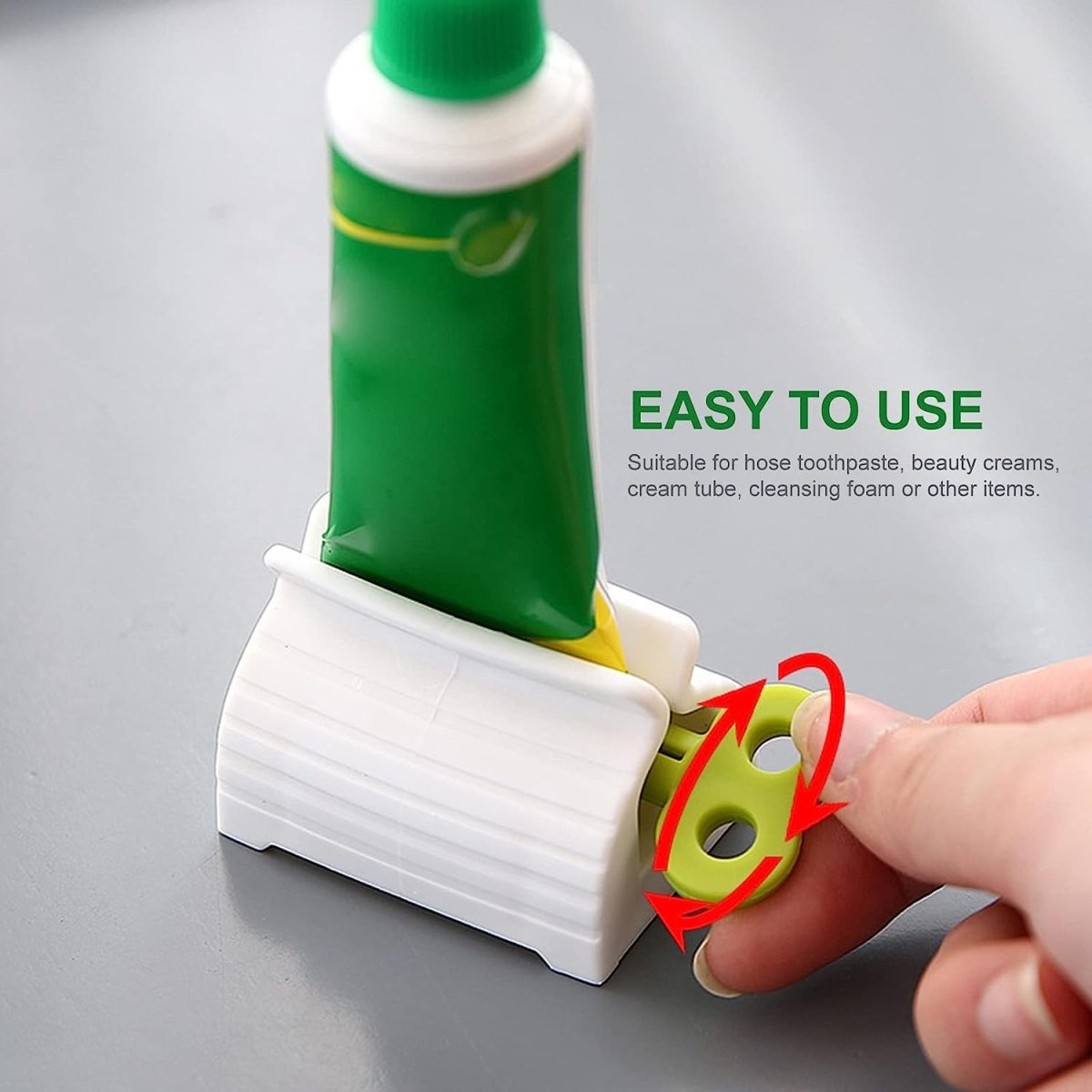 Rolling Tube Toothpaste Squeezer – Easy - to - Use Tube Roller for Bathroom & Kitchen - Saadiq.pk