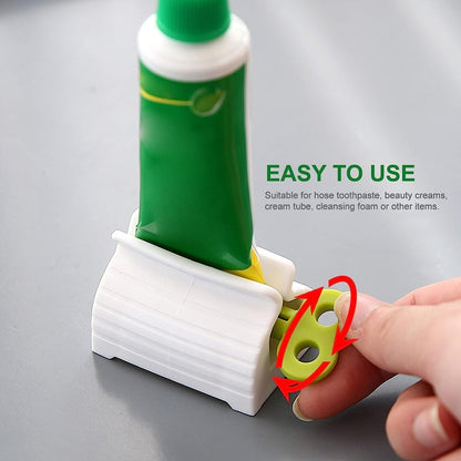 Rolling Tube Toothpaste Squeezer – Easy - to - Use Tube Roller for Bathroom & Kitchen - Saadiq.pk