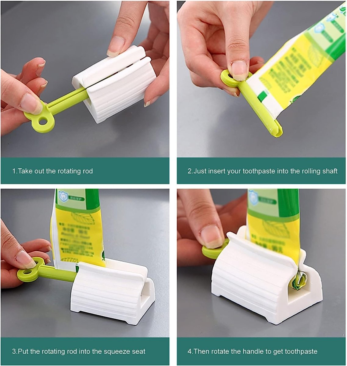 Rolling Tube Toothpaste Squeezer – Easy - to - Use Tube Roller for Bathroom & Kitchen - Saadiq.pk