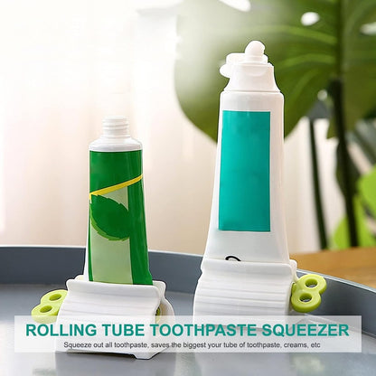 Rolling Tube Toothpaste Squeezer – Easy - to - Use Tube Roller for Bathroom & Kitchen - Saadiq.pk