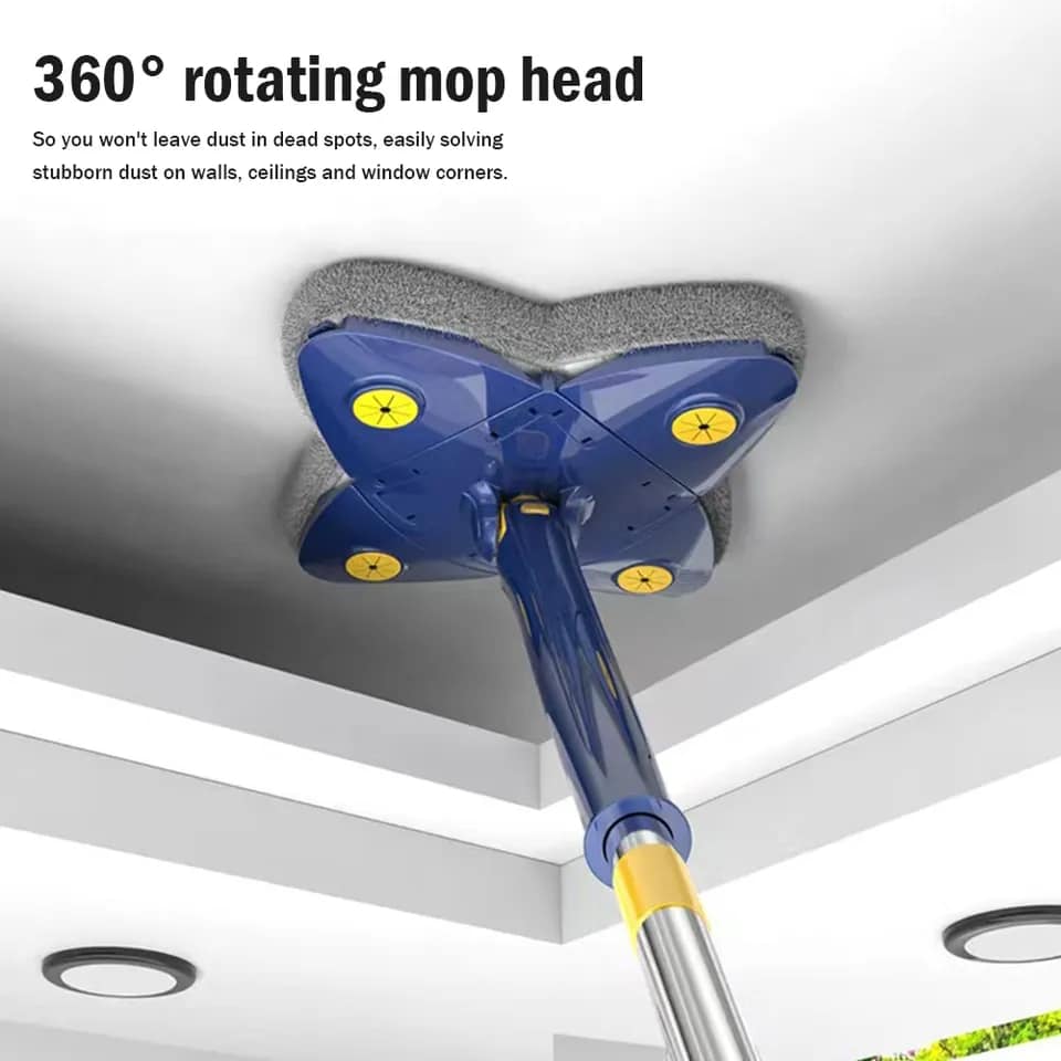 Rotatable 4 Leaf Twist Mop - Saadiq.pk