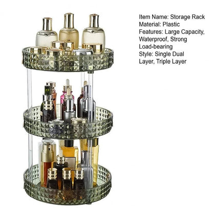 Rotating Diamond Cut 3 layer Rotating Organizer - Saadiq.pk