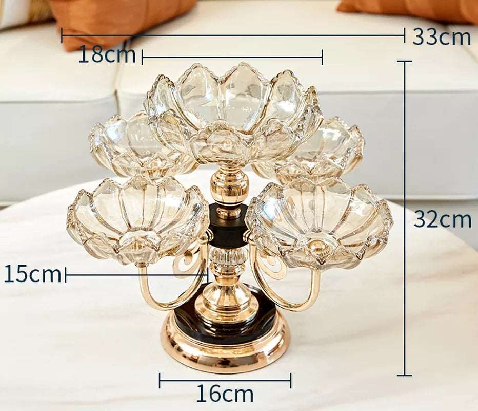 Rotating Dry Fruit Plate Rack - Saadiq.pk
