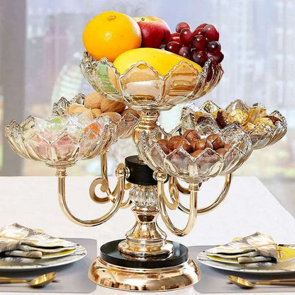 Rotating Dry Fruit Plate Rack - Saadiq.pk