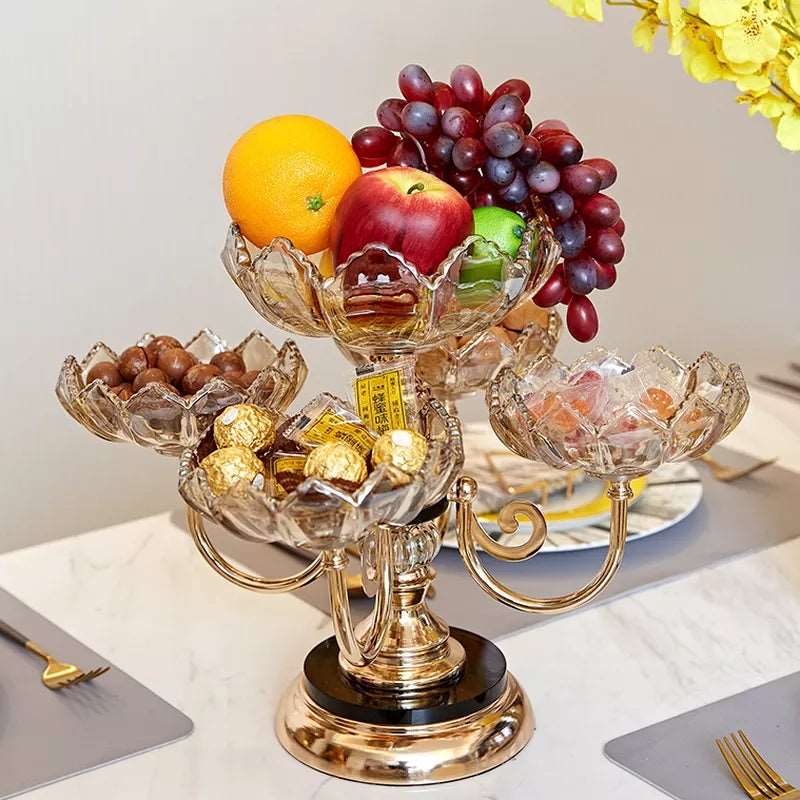 Rotating Dry Fruit Plate Rack - Saadiq.pk
