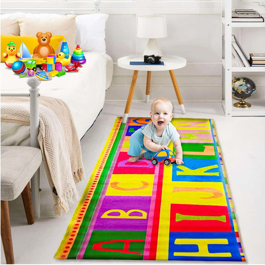 Educational ABC Runner,Classroom, and Playroom (80x230cm)