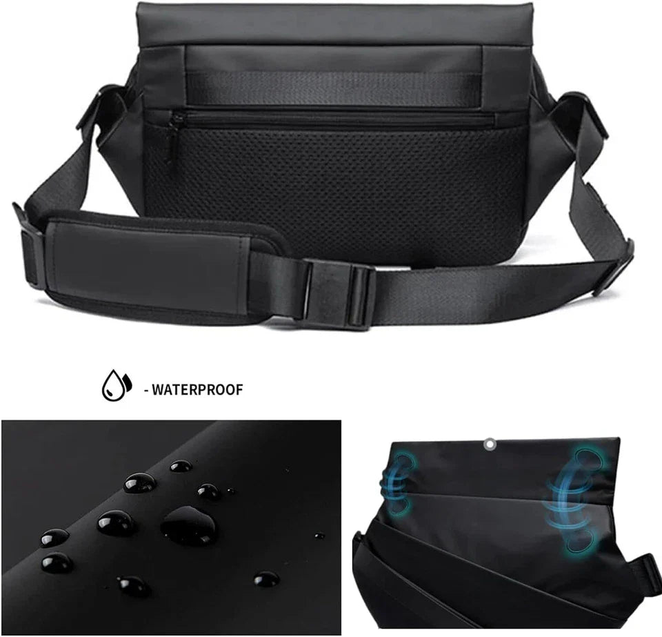 Multi pocket sling bag for men - buy in Pakistan