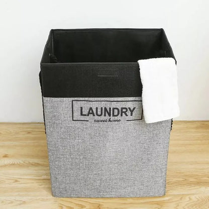 Premium Laundry Basket with Lid – Durable Clothes Storage Organizer