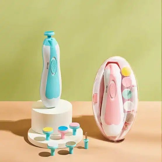 Safe Electric Baby Nail Trimmer & Nail File Kit for Newborns | Baby Nail Clippers - Saadiq.pk