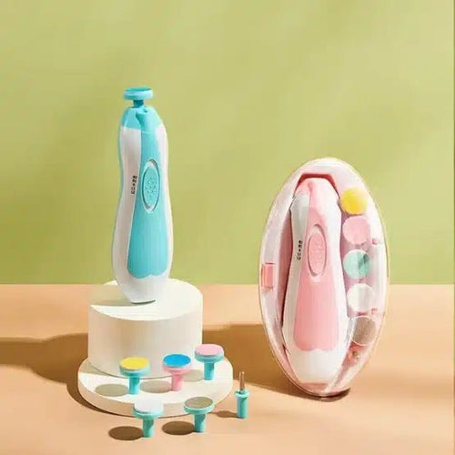 Safe Electric Baby Nail Trimmer & Nail File Kit for Newborns | Baby Nail Clippers - Saadiq.pk