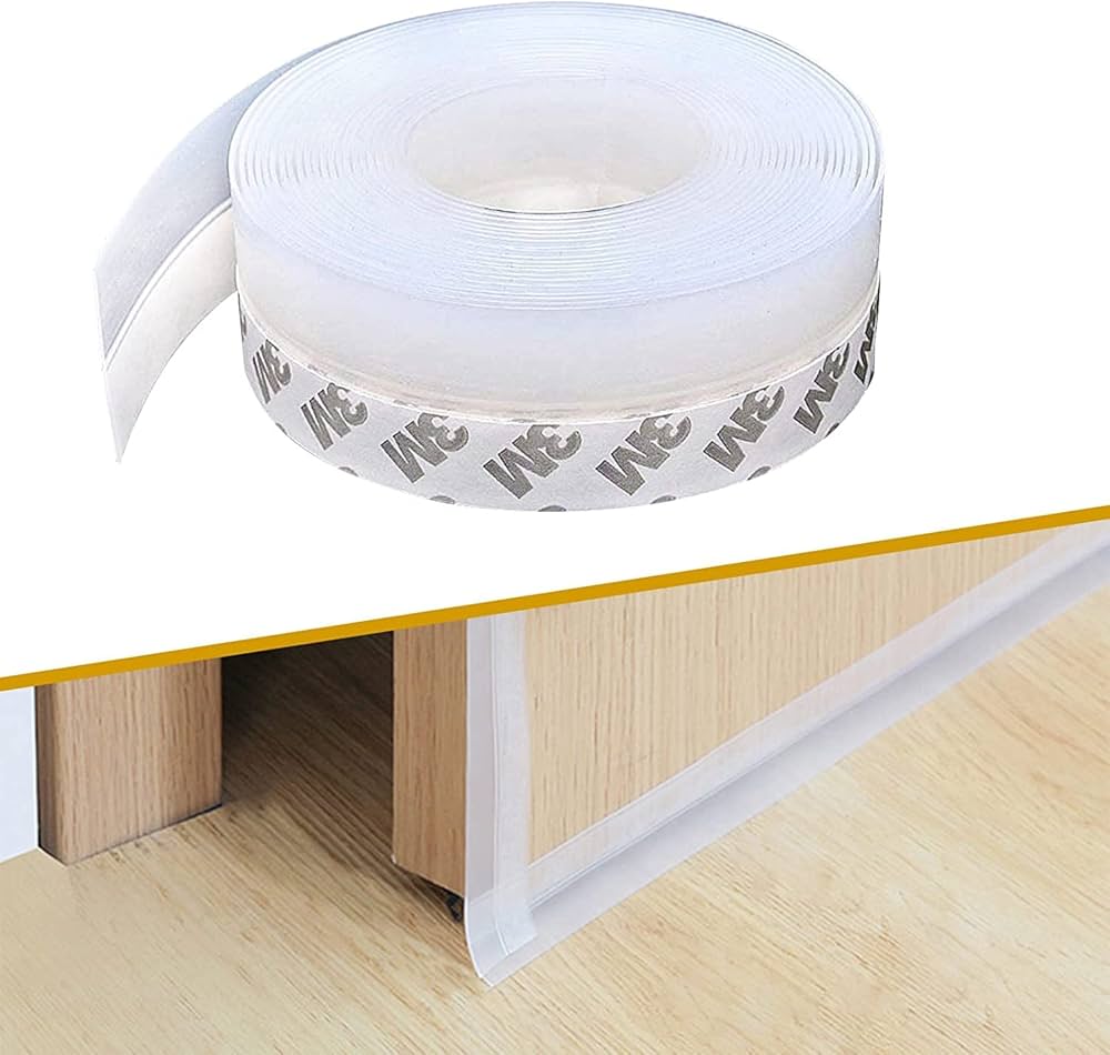 Self Adhesive Door Bottom Seal Strip for Wind Noise Dust & Insect Protection - Saadiq.pk