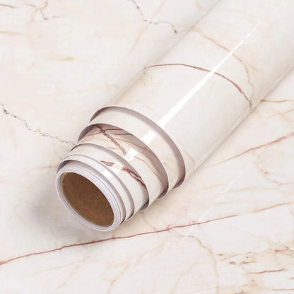 Self - Adhesive Marble Sheet – Oil & Heat Resistant Kitchen Wallpaper - Saadiq.pk