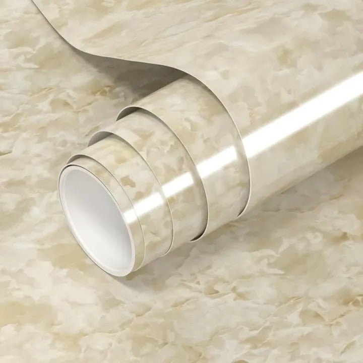 Self - Adhesive Marble Sheet – Oil & Heat Resistant Kitchen Wallpaper - Saadiq.pk