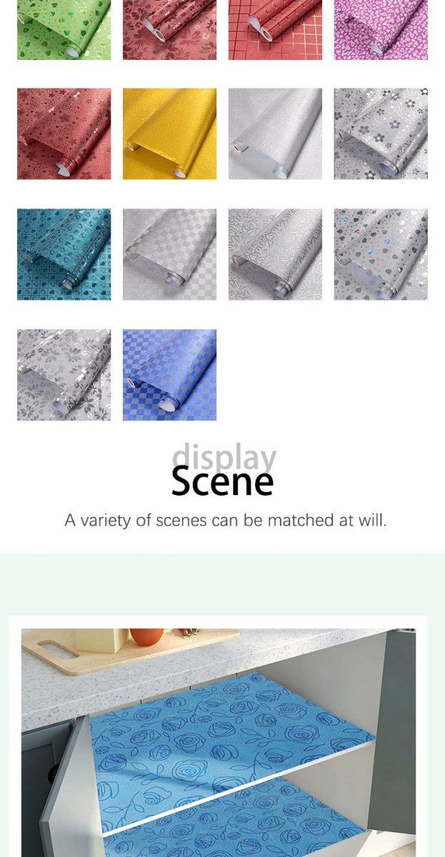Self - Adhesive Waterproof Wallpaper – PVC Removable Wall & Furniture Cover - Saadiq.pk