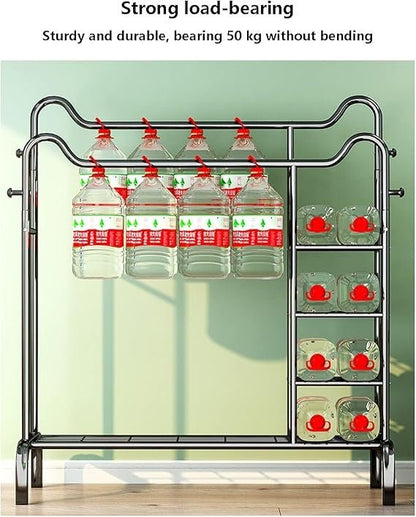 Shelf & Hang Clothing Organizer – Freestanding Wardrobe Rack - Saadiq.pk
