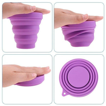 Silicon Travel Cup Sterilizer Container – Portable Hygiene Solution - Saadiq.pk