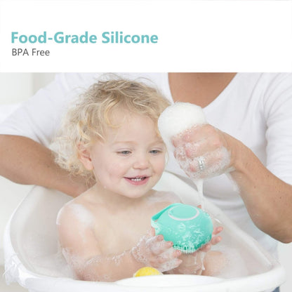 Silicone Bath Body Brush – Soft, Gentle & 2 - in - 1 Soap Dispenser Scrubber - Saadiq.pk