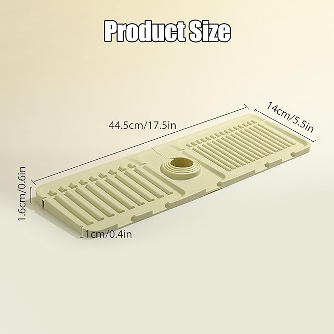 Silicone Faucet Mat – Fast Drying Sink Splash Guard - Saadiq.pk