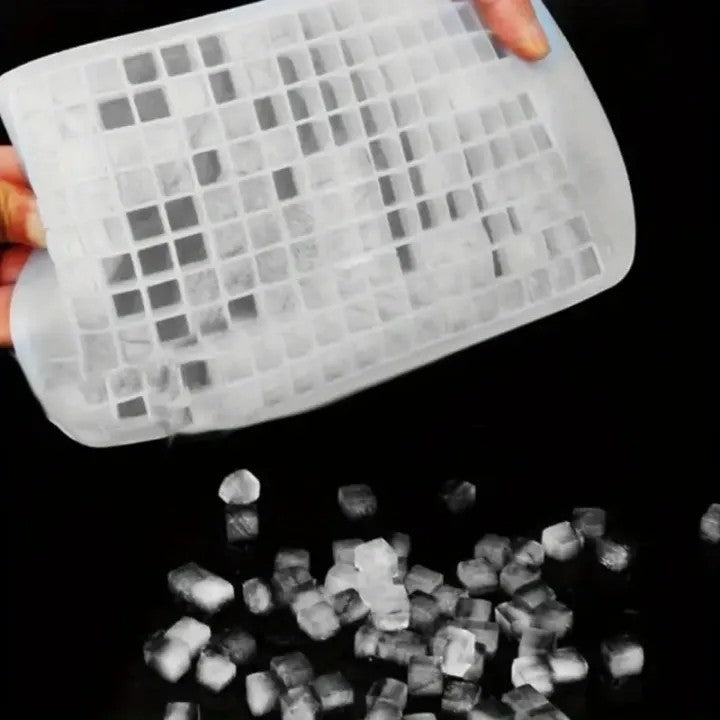 Silicone Mini Ice Cube Tray – 160 Grids Flexible Freezer Mold - Saadiq.pk