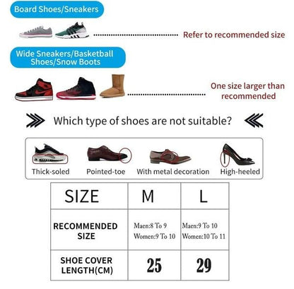 Silicone Shoes Cover – Waterproof & Reusable Shoe Protector - Saadiq.pk