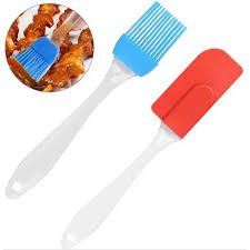 Silicone Spatula and Pastry Brush Set – Baking & Cooking Tool - Saadiq.pk