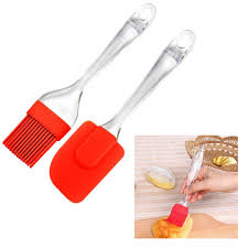 Silicone Spatula and Pastry Brush Set – Baking & Cooking Tool - Saadiq.pk