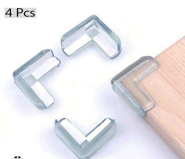 Silicone Table Corner Protector Covers (Pack of 4) – Baby Safety Edge Guards - Saadiq.pk