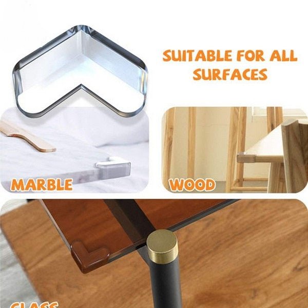 Silicone Table Corner Protector Covers (Pack of 4) – Baby Safety Edge Guards - Saadiq.pk