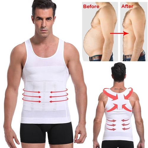 Slim n Lift Slimming Vest for Men | Body Shaper & Posture Support Vest - Saadiq.pk