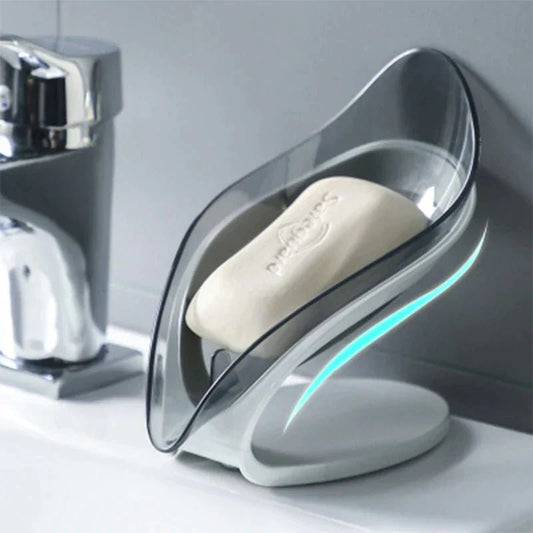 Soap Holder Leaf Shape – Self - Draining Bathroom & Kitchen Soap Dish - Saadiq.pk