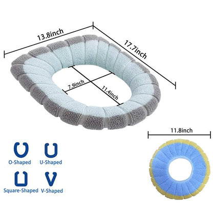 Soft Washable Toilet Seat Cover - PACK OF 2 - Saadiq.pk