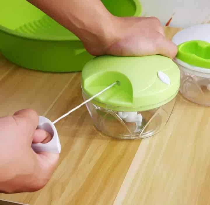 Speedy Chopper – Multi Function Manual High Speed Vegetable Chopper - Saadiq.pk