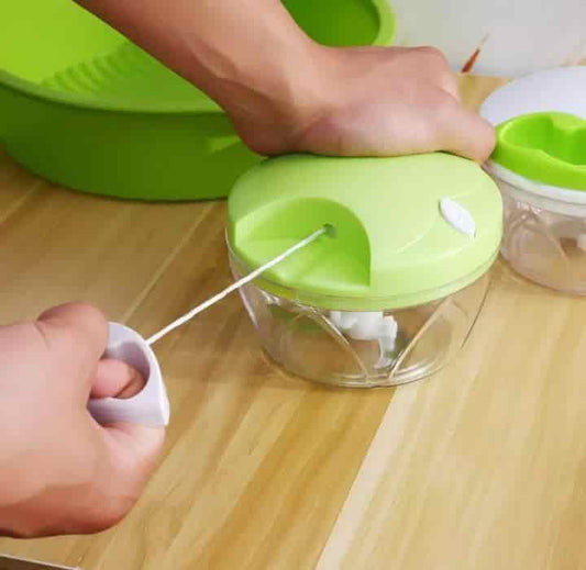 Speedy Chopper – Multi Function Manual High Speed Vegetable Chopper - Saadiq.pk