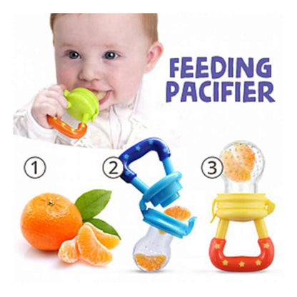 Spoon Feeder, Pacifier with Baby Knee Pad (3 in 1 Deal) - Saadiq.pk