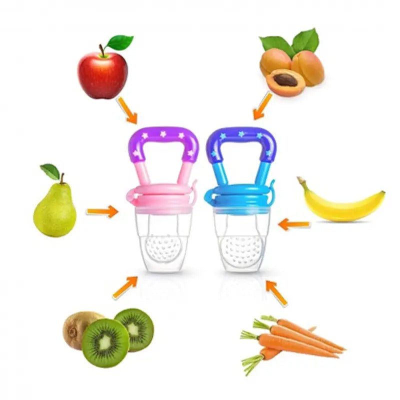 Spoon Feeder, Pacifier with Baby Knee Pad (3 in 1 Deal) - Saadiq.pk