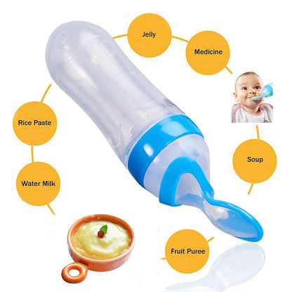 Spoon Feeder, Pacifier with Baby Knee Pad (3 in 1 Deal) - Saadiq.pk
