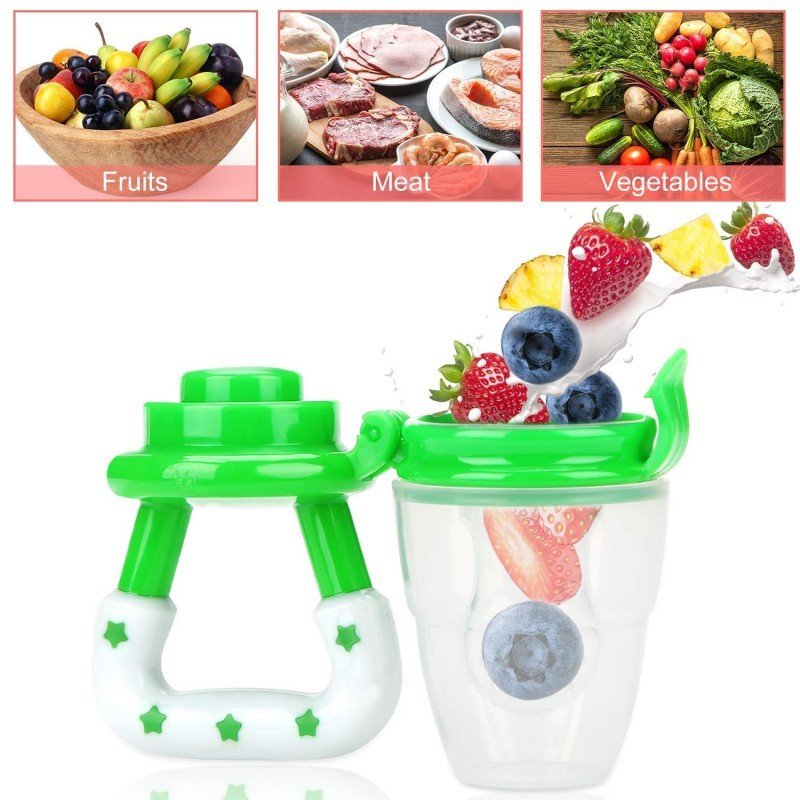 Spoon Feeder, Pacifier with Baby Knee Pad (3 in 1 Deal) - Saadiq.pk