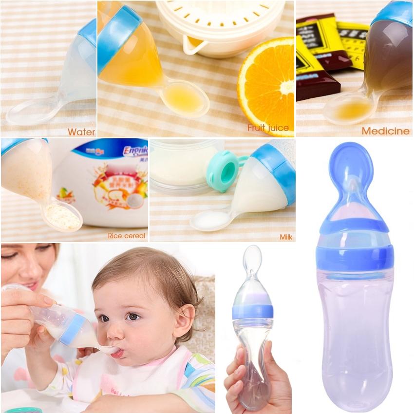 Spoon Feeder, Pacifier with Baby Knee Pad (3 in 1 Deal) - Saadiq.pk