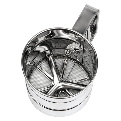 Stainless Steel Flour Sifter Handheld Cup Strainer – Baking Tool - Saadiq.pk