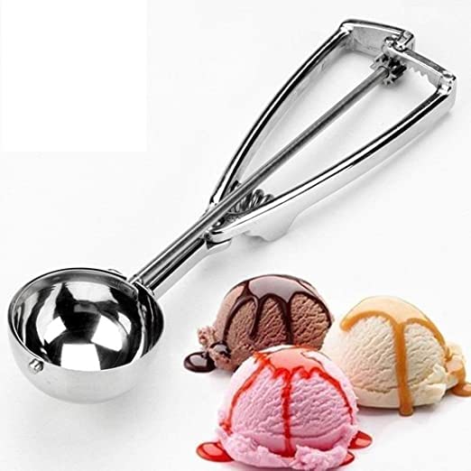 Stainless Steel Ice Cream Scoop - Saadiq.pk