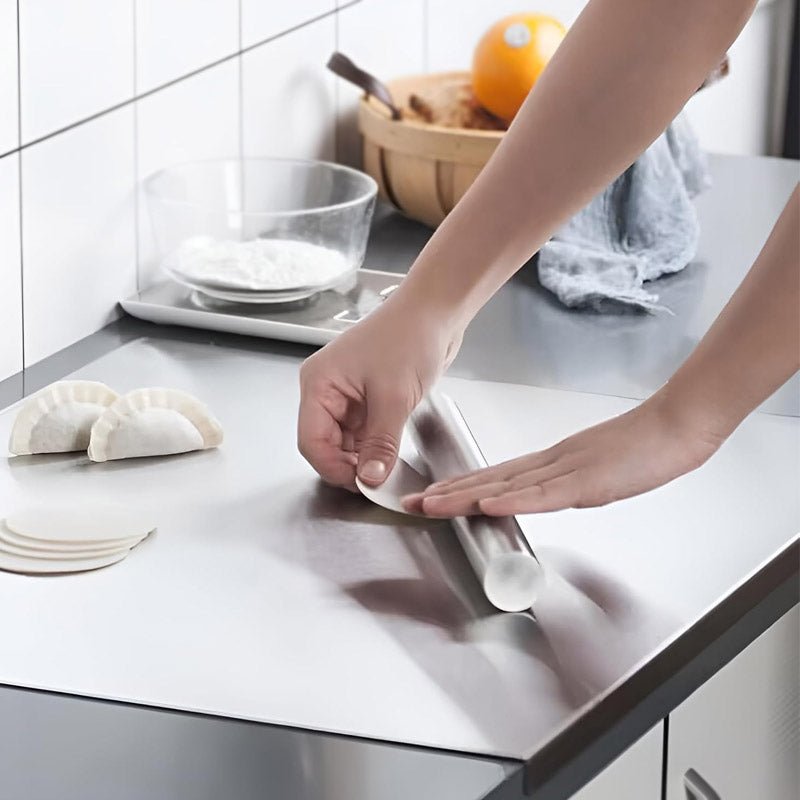 Stainless Steel Kitchen Cutting Board, Hygienic & Easy to Clean, Cutting Board - Saadiq.pk