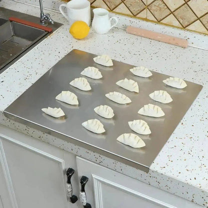 Stainless Steel Kitchen Cutting Board, Hygienic & Easy to Clean, Cutting Board - Saadiq.pk
