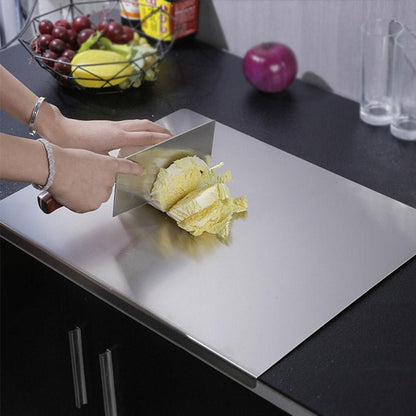 Stainless Steel Kitchen Cutting Board, Hygienic & Easy to Clean, Cutting Board - Saadiq.pk