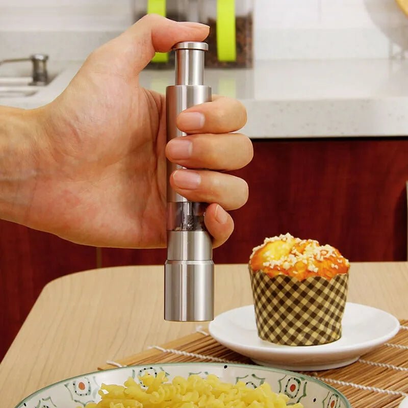 Stainless Steel Manual Spice Grinder - Saadiq.pk