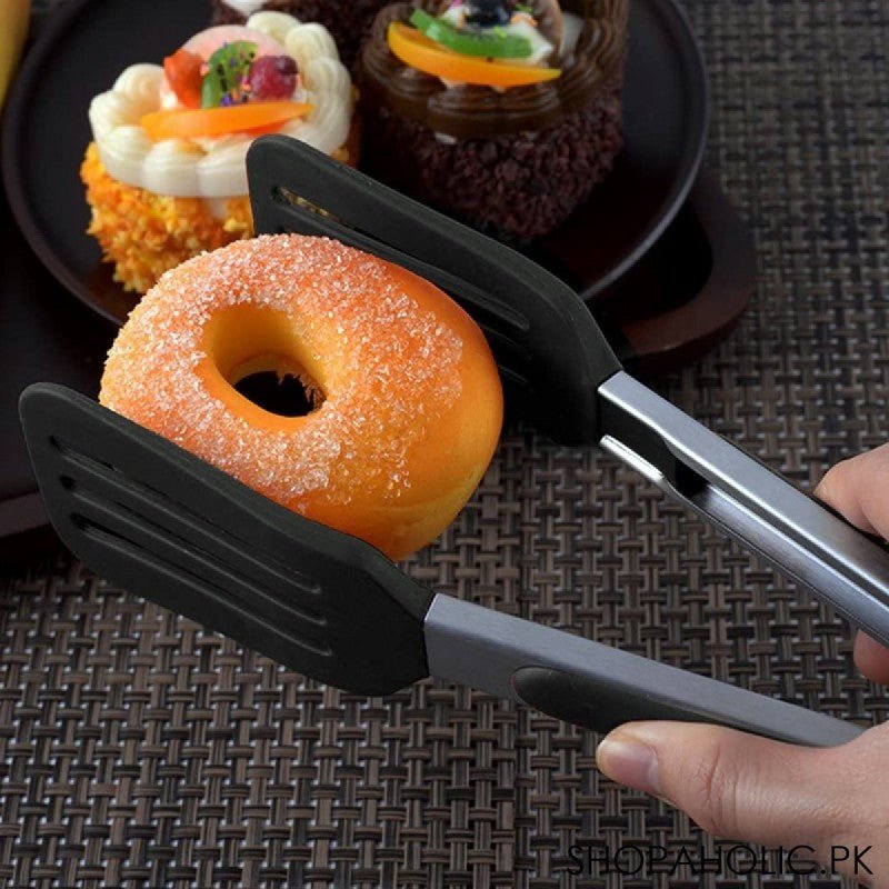 Stainless Steel Non - Stick Tong - Saadiq.pk