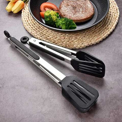 Stainless Steel Non - Stick Tong - Saadiq.pk
