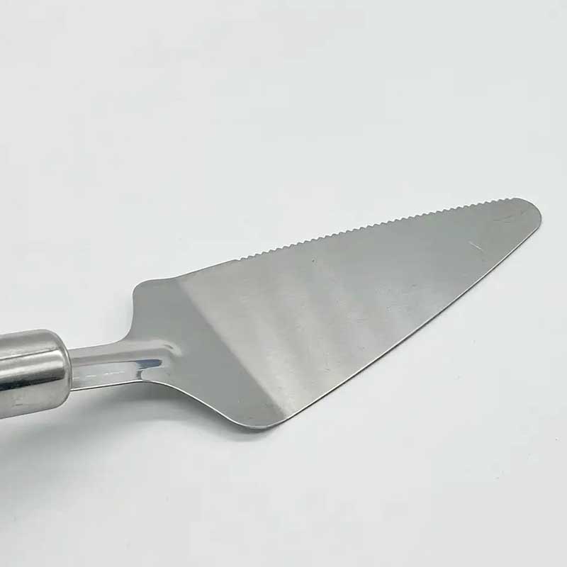Stainless Steel Pizza and Cake Lifter with Side Cutter – Kitchen Baking Tool - Saadiq.pk